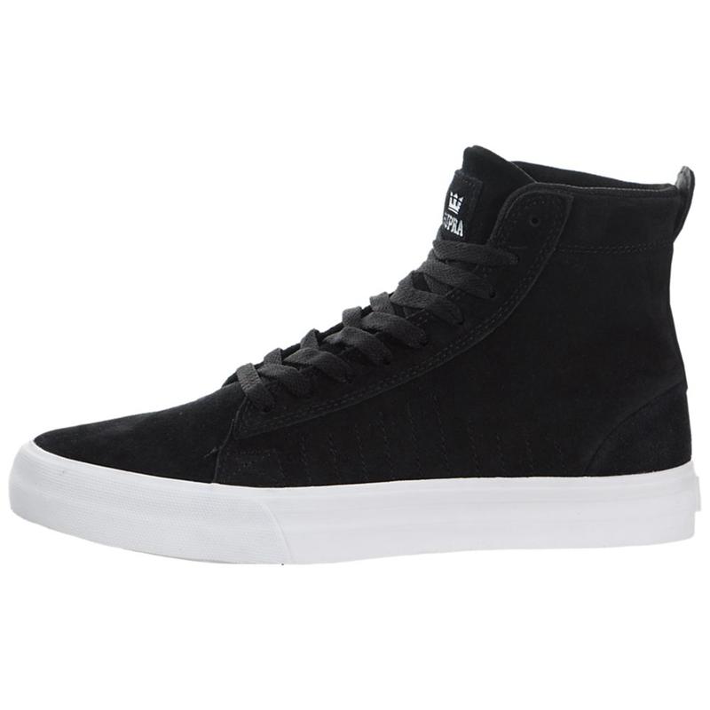 Buty Supra BELMONT HIGH - Sneakersy Wysokie Damskie - Czarne (WTEG-41397)